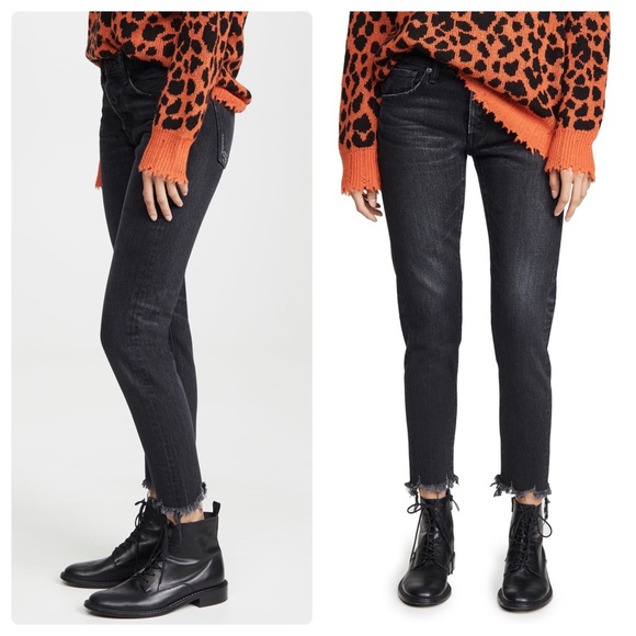 Moussy Vintage Staley Tapered Rigid Jean Black Size 25 - Picture 10 of 10